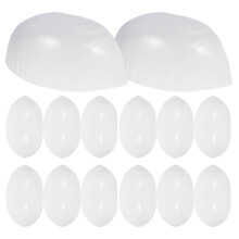 50St Witte Hoed Inzetstukken Plastic Voor Baseball Cap Bescherming