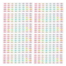 800St Duurzame PVC Status Stickers Zelfklevend Voor Qc Testen Magazijn