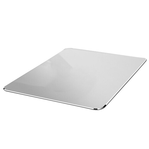 Silbernes Aluminium-Mauspad Doppelseitig Rutschfest Robust 1