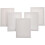 5St Draagbare Schildersdoeken Van Canvas Met Stevig Houten Frame Wit 9