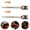 2 Stuks Boogschroefcomponent Muziek Metaal 2