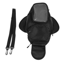 Zwarte Oxford Motorfiets Tanktas Waterdicht Magnetisch Design