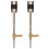 2 Stuks Boogschroefcomponent Muziek Metaal 8