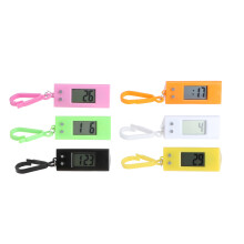 6St Digitale Sleutelhanger Horloges Studenten Plastic Diverse Kleuren