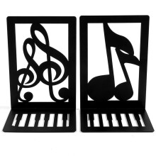 Metal Bookends Heavy Duty NonSlip Base for Office Home Library School Storage 17x9x12cm
