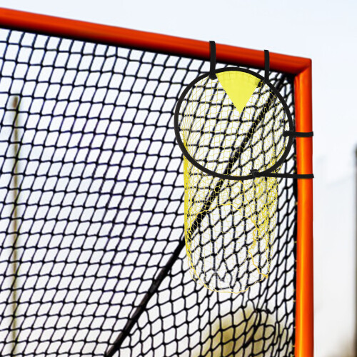 2St Gekleurde Voetbaldoelen Met Polyester Net Voor Trainingsgebruik 2
