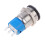 Wasserfester Metall Push Button Schalter Selbstsichernd Silber 9