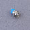 Wasserfester Metall Push Button Schalter Selbstsichernd Silber 7