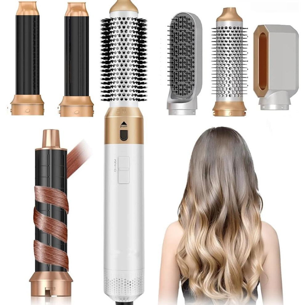 5 in 1 Hair Dryer Brush with Speed 110000 RPM Motor, Ionic Blow Dryer Brush for Styling