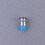 Wasserfester Metall Push Button Schalter Selbstsichernd Silber 6