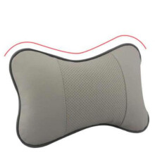 Graues Auto-Nackenkissen Mit Atmungsaktivem, Ergonomischem Design