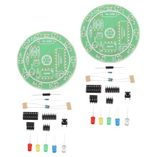 2Sets DIY Lötkit Mit Robustem Kunststoff Und Grünem Schaltungsboard