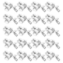 20Sets Möbel-Schrank-Türfederkugeln Aus Metall Silberfarben
