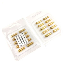 20Stk Brass Collet Set Für Drehwerkzeuge Golden Hohe Qualität Robust