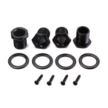 4Stk Gitarren-Tuning-Pegs Schwarz Für Bass 4 Saiten Links Rechts Set