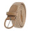 1Stk Beige Damen Herren Elastischer Stoff Gürtel Modisch Und Robust 2