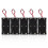 5Stk 2Xaa Batteriegehäuse Mit Draht, Schwarz, Ideal Für Systemgeräte 5