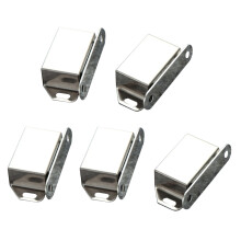 5Stk Magnetschloss Türen Magnetischer Türstopper Silber Für Schränke