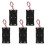 5Stk 2Xaa Batteriegehäuse Mit Draht, Schwarz, Ideal Für Systemgeräte 3
