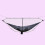 1Filet Moustiquaire Hammac Noir Camping Tissu Polyester Robuste 6