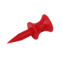 99Stk Golftee 30Mm Rot Doppelstöckig Aus Robustem ABS Fürs Golfen