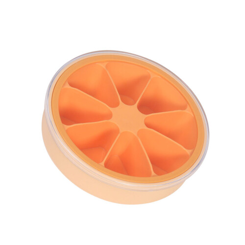 Plastik Eiswürfelform Mit Deckel Orange Für Zuhause
