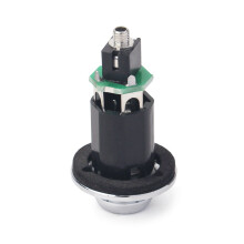Cylinder Gitarren Endpin Jack Schwarz, Für Akustik & E-Gitarre