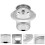 2Sets Edelstahl Spülbecken Filter Küchen Sieb Silber Langlebig 7