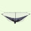 1Filet Moustiquaire Hammac Noir Camping Tissu Polyester Robuste 5