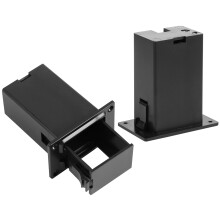 3Stk Batteriegehäuse Für Gitarrenpickup, Schwarz, Robust Und Leicht