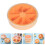 Plastik Eiswürfelform Mit Deckel Orange Für Zuhause 4