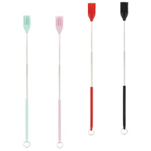 4Stk Silikon Öl Pinsel Mit Edelstahlgriff Bunt Für Grill Und Backen