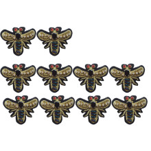 10Stk Goldene Bienen Schneidband Für Nähkunst, Edel, Vintage