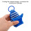 Biegbarer Pinsel Handheldbürste Blue Nano 6