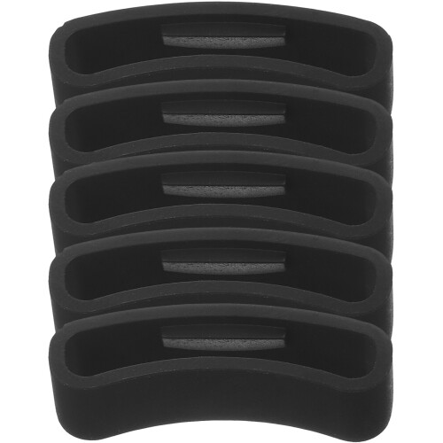 5Stk Leichte Ring Loop Keeper Aus Langlebigem Material in Schwarz 2