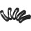 5Stk Leichte Ring Loop Keeper Aus Langlebigem Material in Schwarz 4