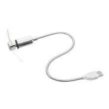 Mini Usb Mit 64 Bunten Led Muster Kreisförmige Anzeige (Silber)