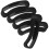 5Stk Leichte Ring Loop Keeper Aus Langlebigem Material in Schwarz 6