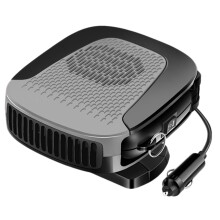 1Pc Black ABS Car Heater Portable Vehicle Warmer Defroster Fan 12V