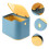 Desktop-Speichercontainer Push-Typ Mülleimer 3