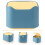 Desktop-Speichercontainer Push-Typ Mülleimer 5