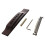 1pc 6- String Gitarre Brücke Sattel Mutter Und Einstellbare Welle 3