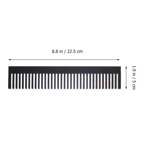 Schwarzer Acryl Overflow Comb Für Aquarium Mit Einfachem Gebrauch 1