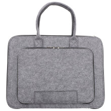 Laptop Tasche Filz Dunkelgrau Weich Leicht Strapazierfähig