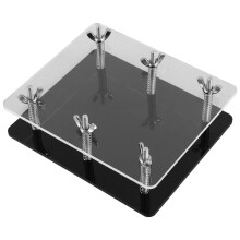 Kartenpresse Pressvorrichtung Presseausweis Acryl Schwarz