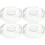 4Stk Glasgewichte Für Einmachgläser Transparent Fermentierdeckel Küche 1