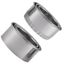 6Stk Edelstahl Dumpling Cutter Set Silber Für Saubere Formgebung