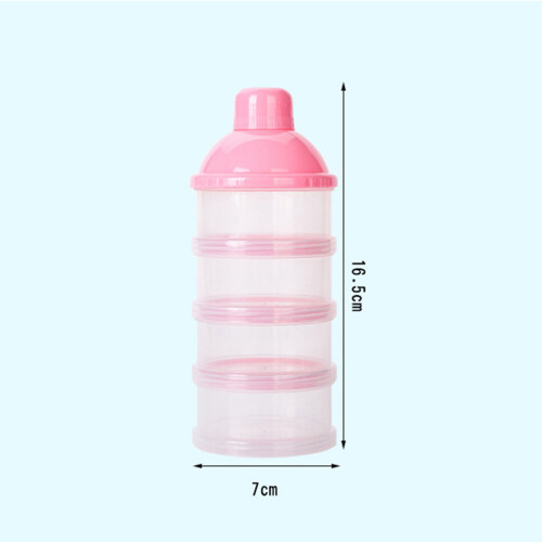 4 Babyfütterung Behälter Formelspender Milchpulverspender Rosa 1