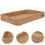 Brotkorb Tablett Hand Dekor Platte Heim Rattan 3
