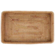 Brotkorb Tablett Hand Dekor Platte Heim Rattan